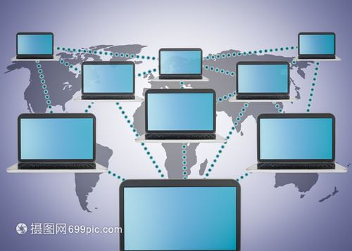 社交媒體營銷和膝上型計算機網(wǎng)絡